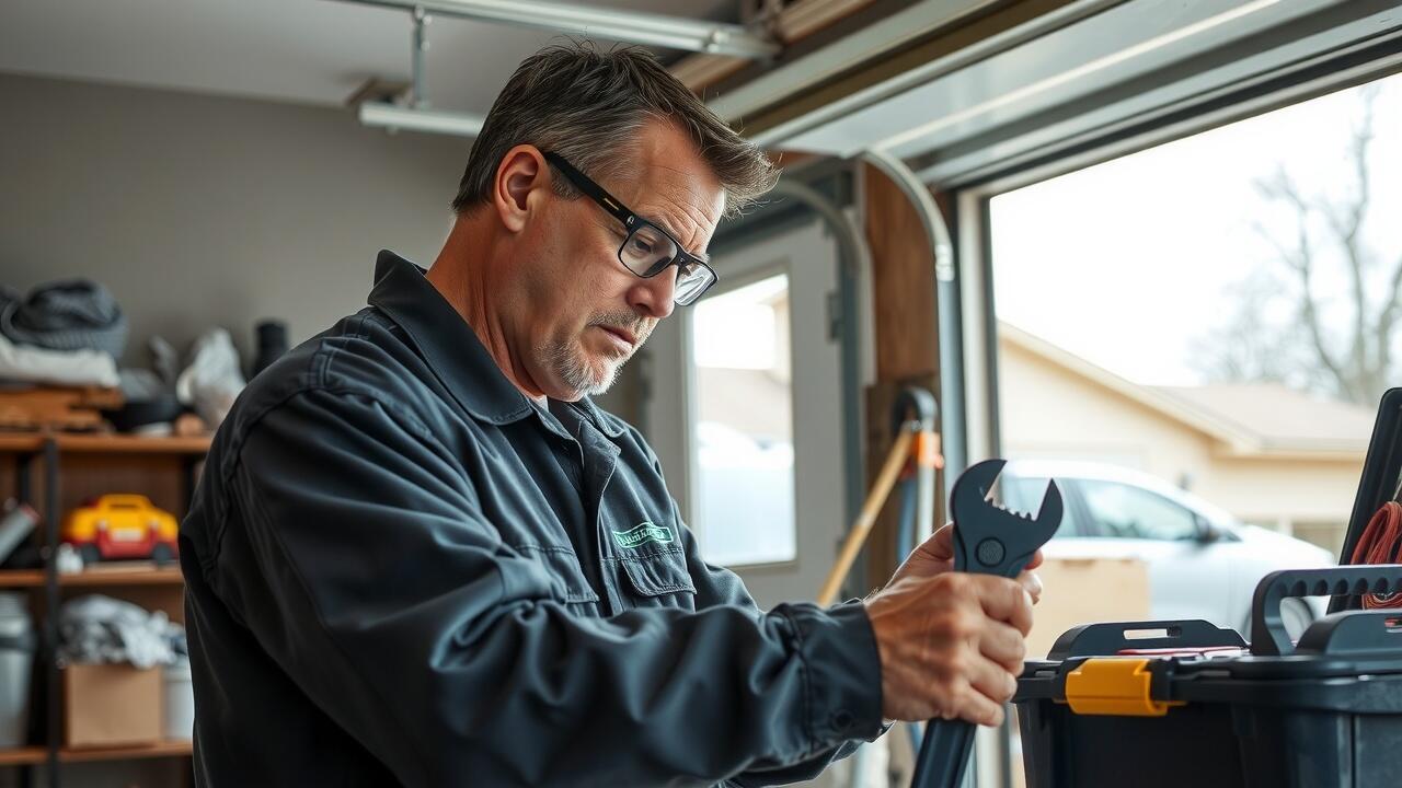 Can I repair garage door rails myself?