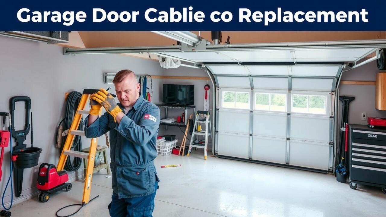 Can I replace garage door cable myself?