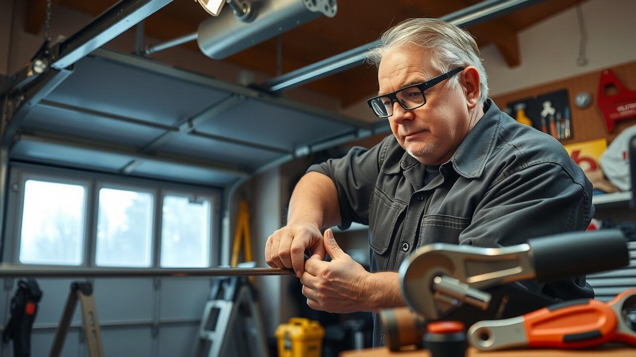 How much does it cost to fix a garage door track?