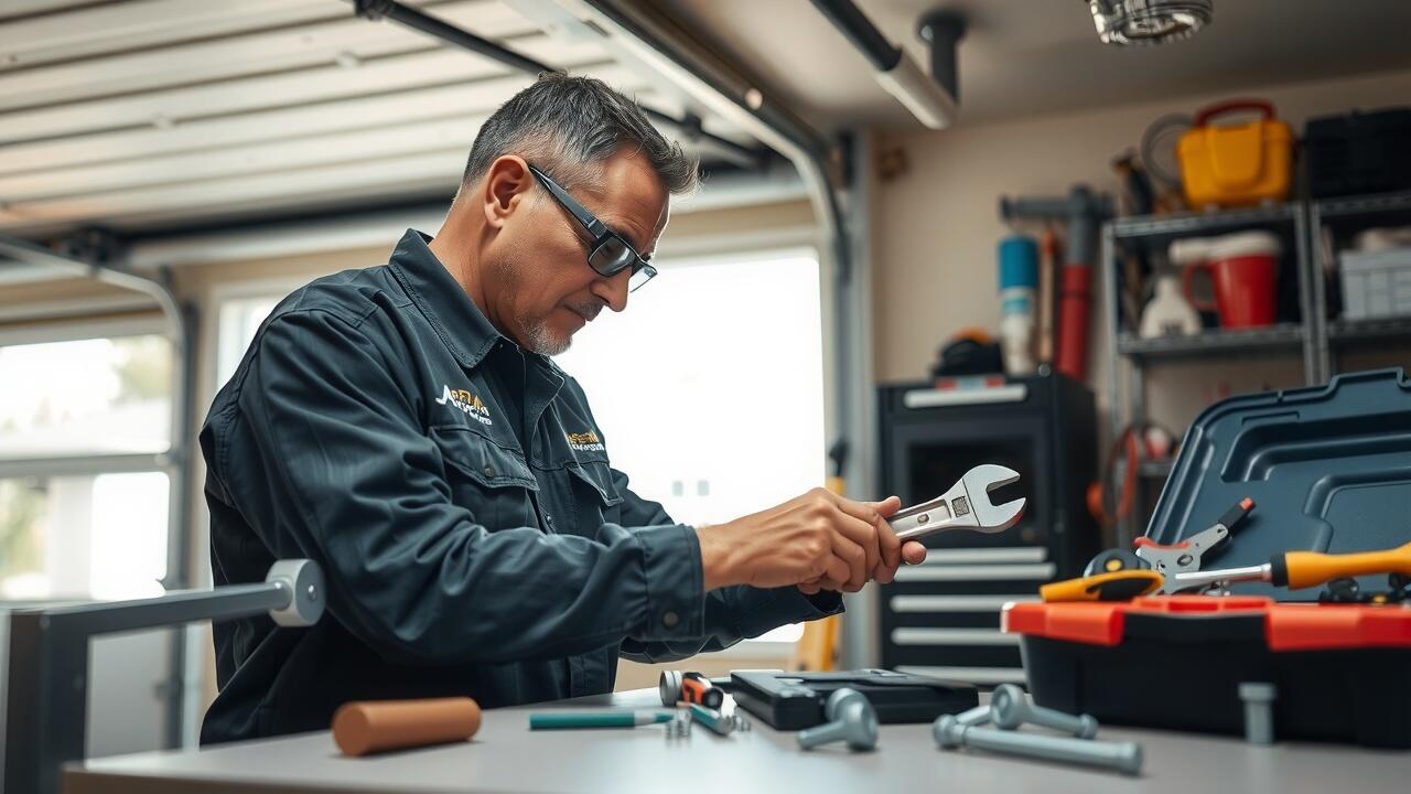 How much does it cost to repair a garage door track?