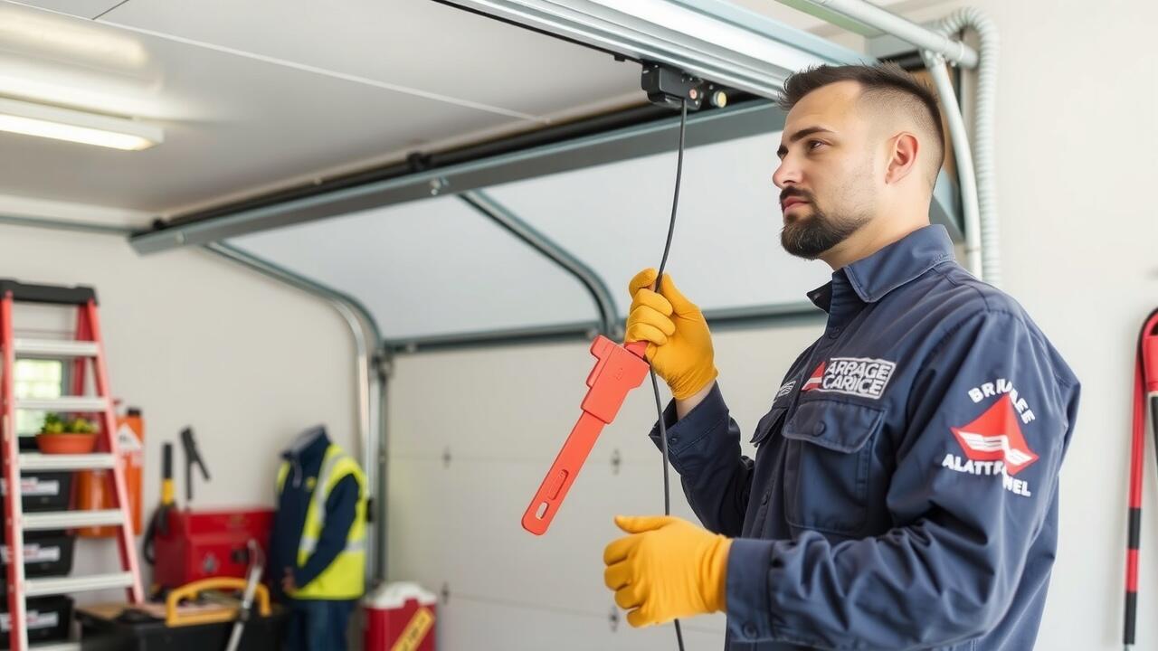 What is the average cost to replace a cable on a garage door?